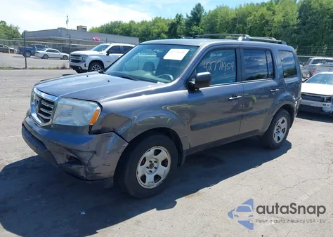 2014 Honda Pilot Lx из США, поврежденный, VIN 5FNYF4H21EB033760